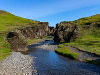 Blick in die Fjaðrárgljúfur Schlucht der Fjaðrá - Südisland